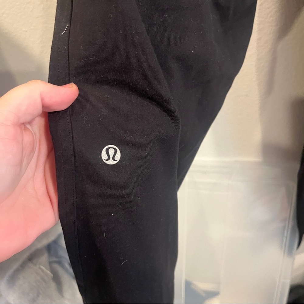 Lululemon men’s black pull on straight leg joggers older style size large - Picture 4 of 10